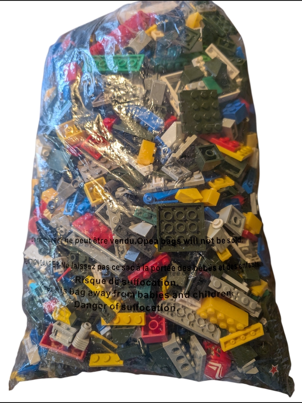 3 Pounds Assorted Lego - Multi Color Mix